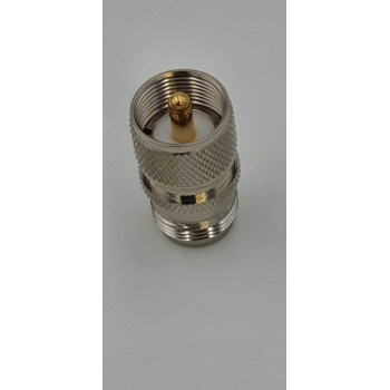 CBShop Adaptor n-FEMALE naar PL uhf-male CBShop Adaptor n-FEMALE naar PL uhf-male