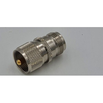 CBShop Adaptor n-FEMALE naar PL uhf-male CBShop Adaptor n-FEMALE naar PL uhf-male